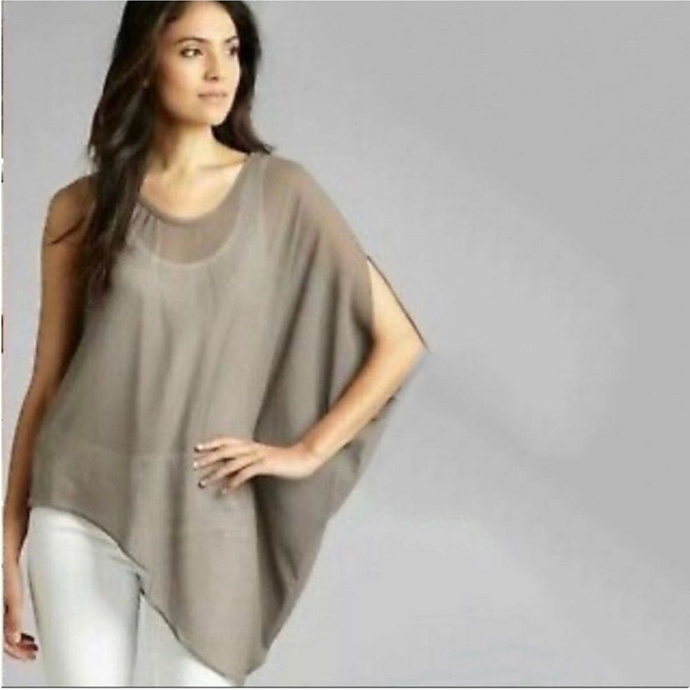 Vintage Helmut Lang Silk Asymmetrical Top